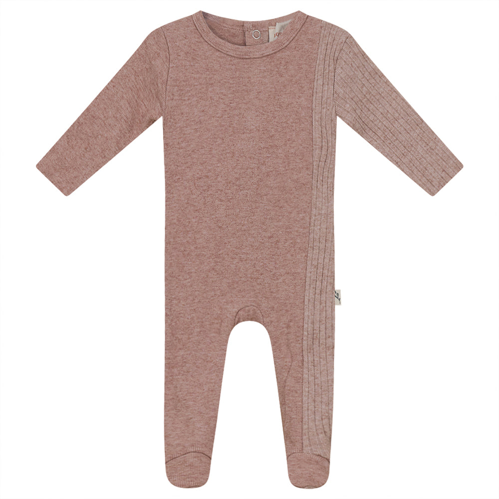 Bondoux Side Ribbed Knit Footie Collection