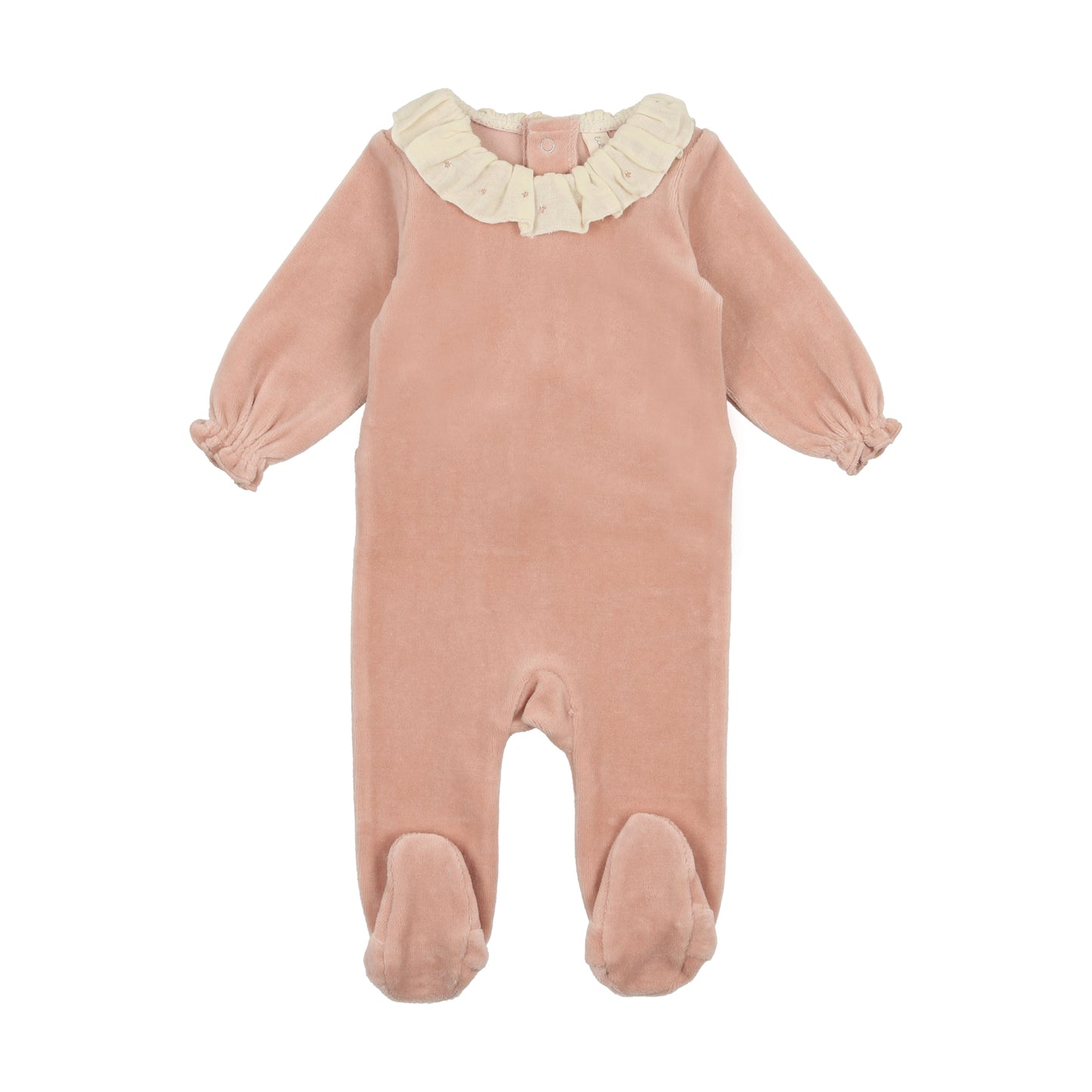 Lil Legs Velour Ruffle Footie Collection
