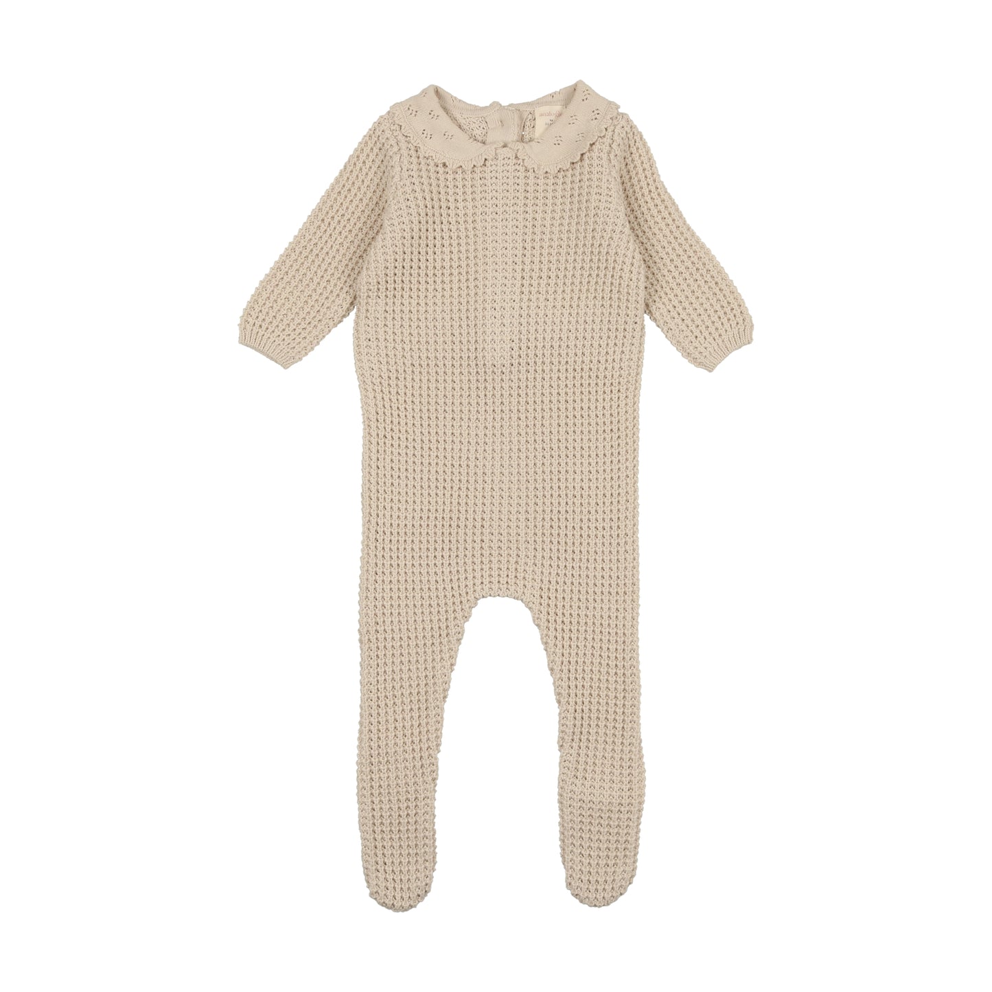 Lil Legs Pointelle Collar Knit Footie Collection