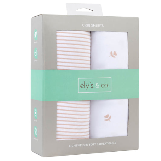 Ely's & Co. Crib Sheets (2 Pack)