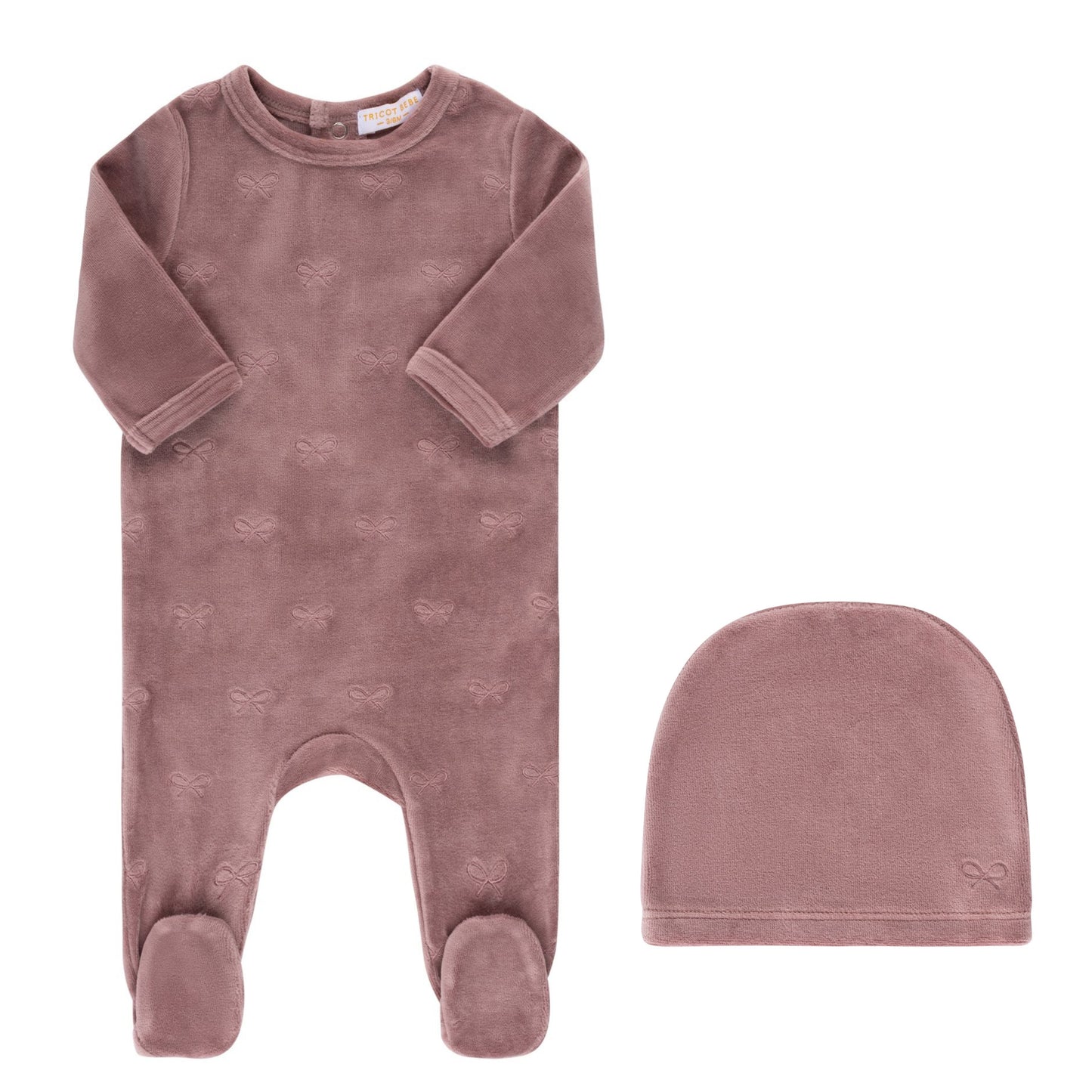 Tricot Bebe Embroidered Footie