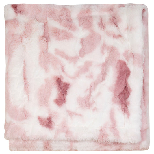 Bondoux Fuzzy Pink Blanket