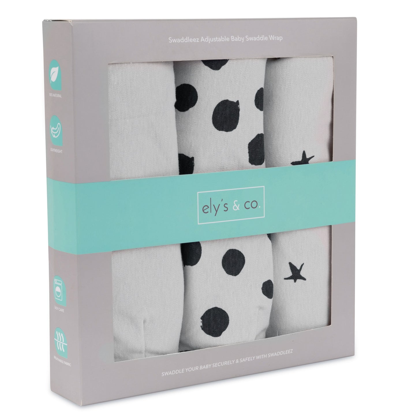 Ely's & Co. Adjustable Swaddle (3 Pack)