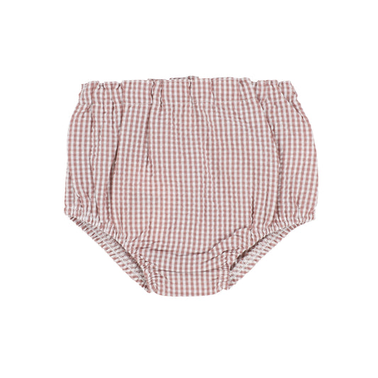 Lil Legs Mauve Gingham Bloomers 3T