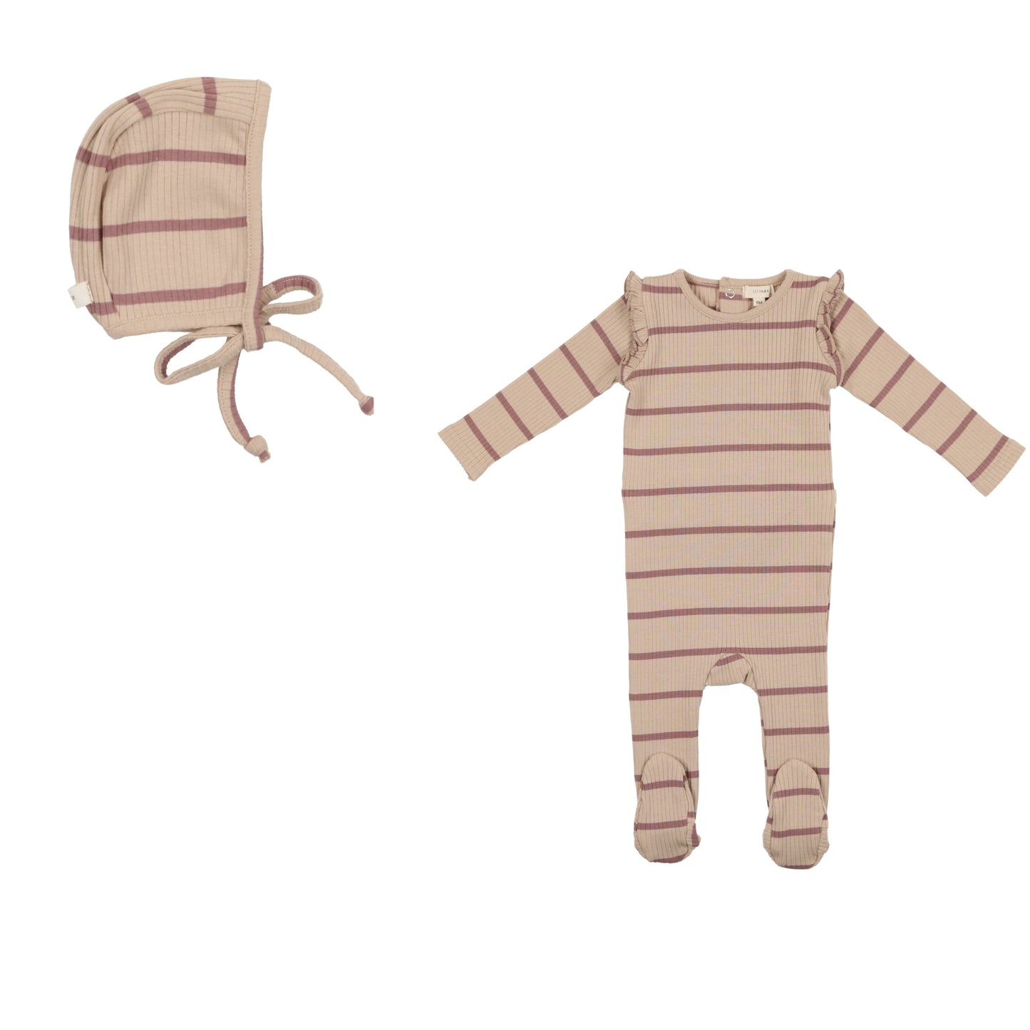 Lil Legs Ribbed Footie Collection (Ruffle & Stitch)