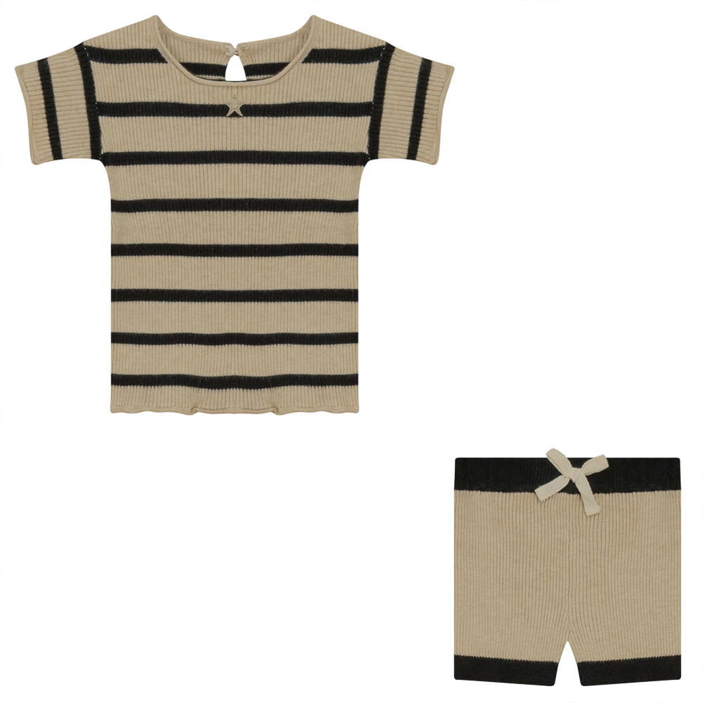 Neuf 9 Rib Striped Knit Set
