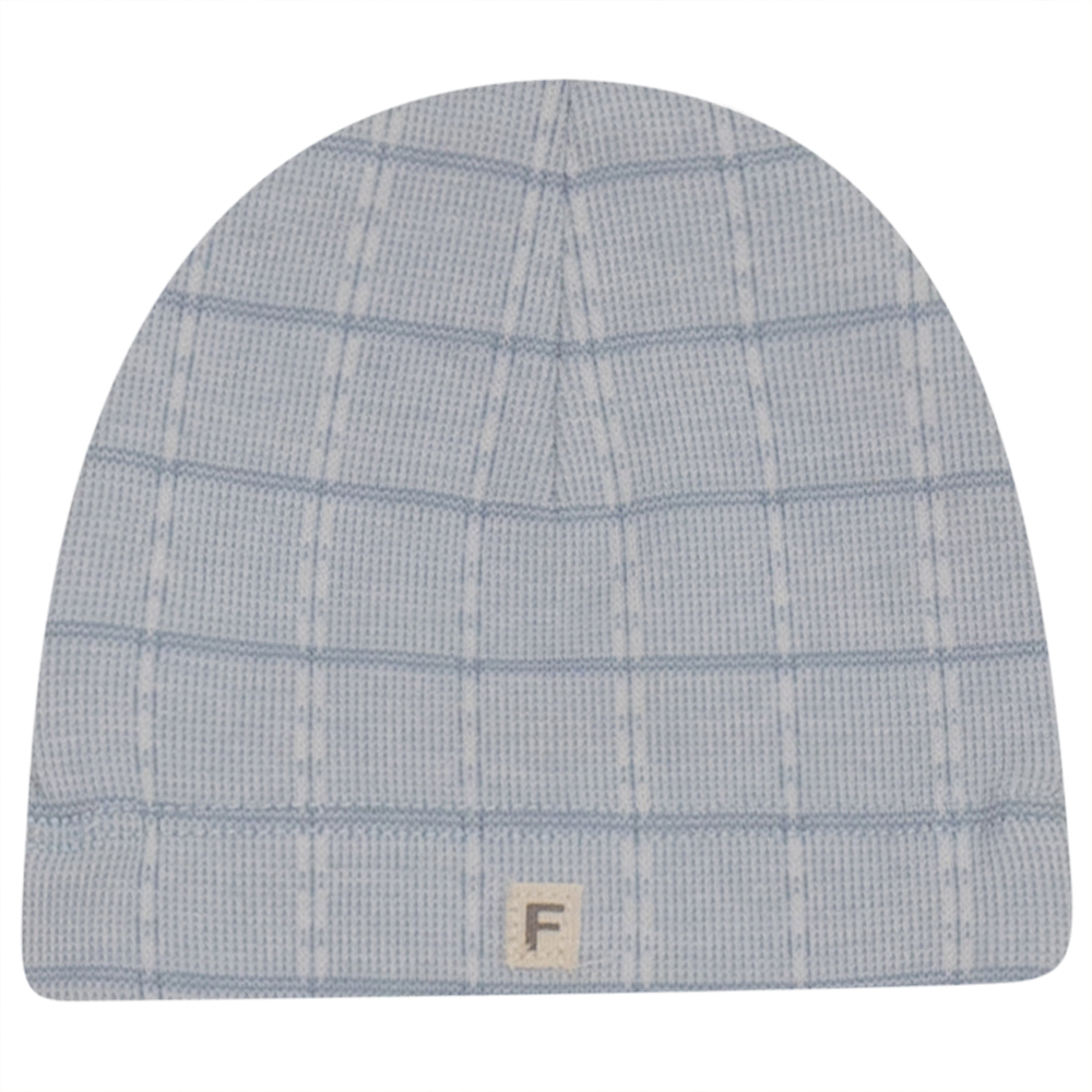 Fragile Checked Footie + Hat Set