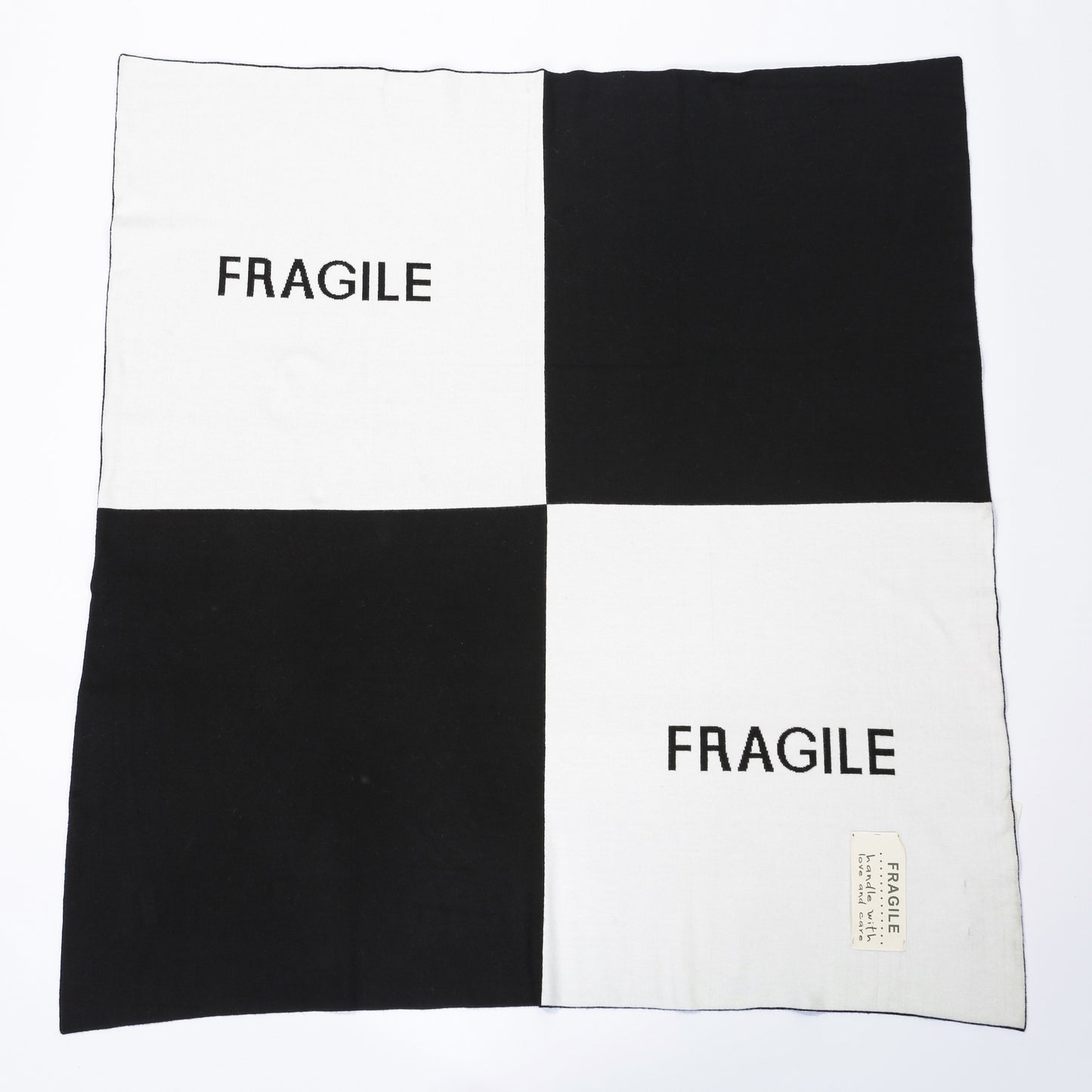 Fragile Baby Knit Blanket