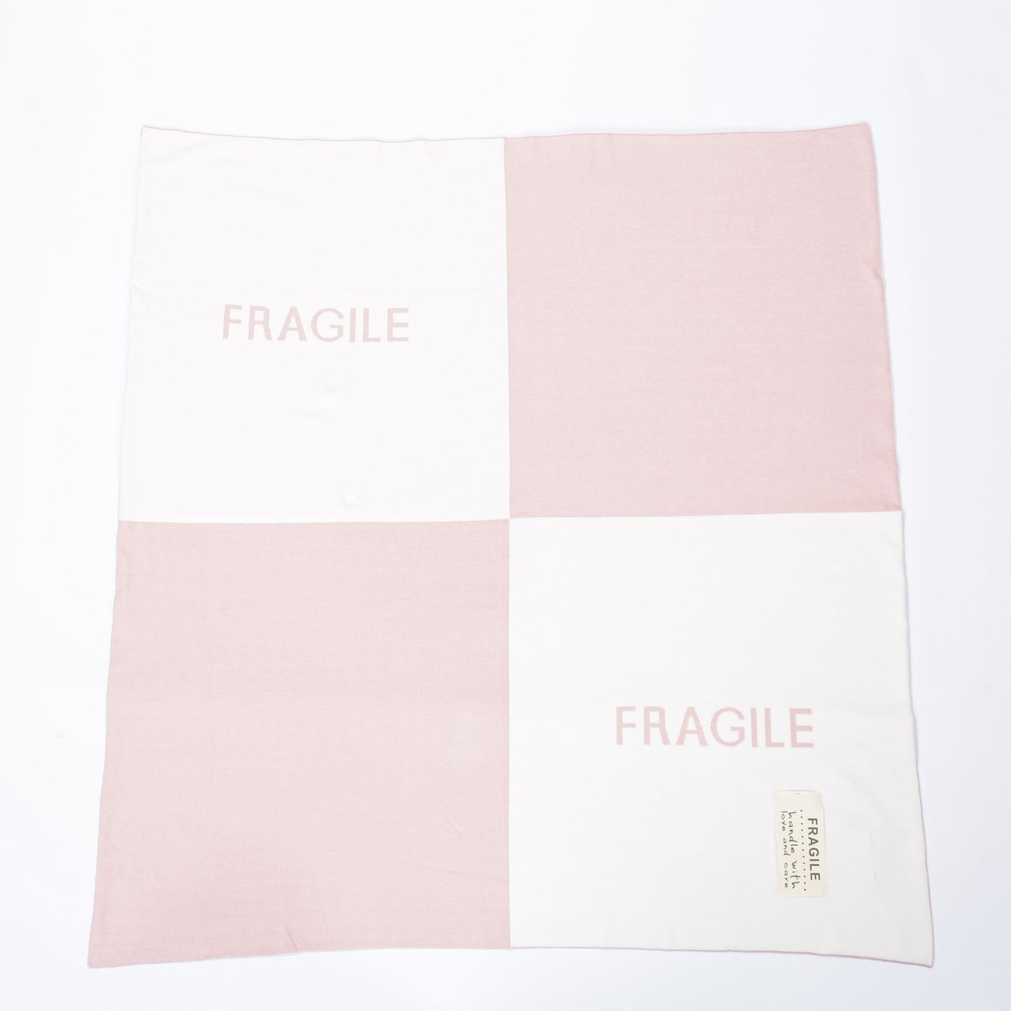 Fragile Baby Knit Blanket