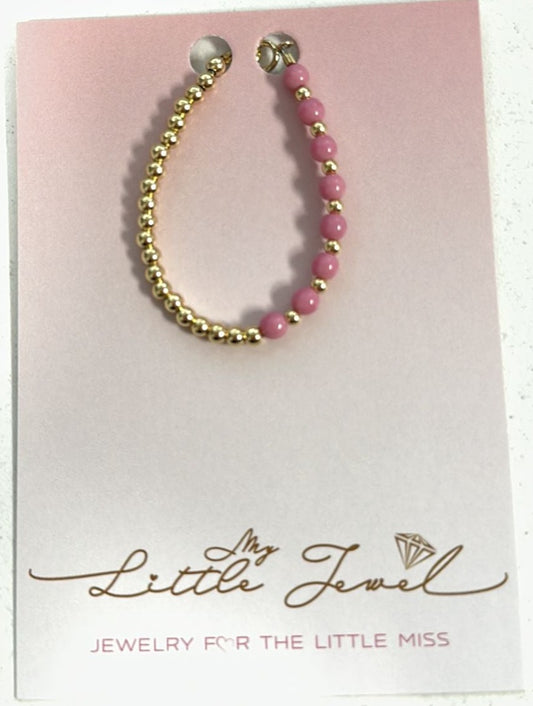 My Little Jewel Half & Half Pink Bracelet