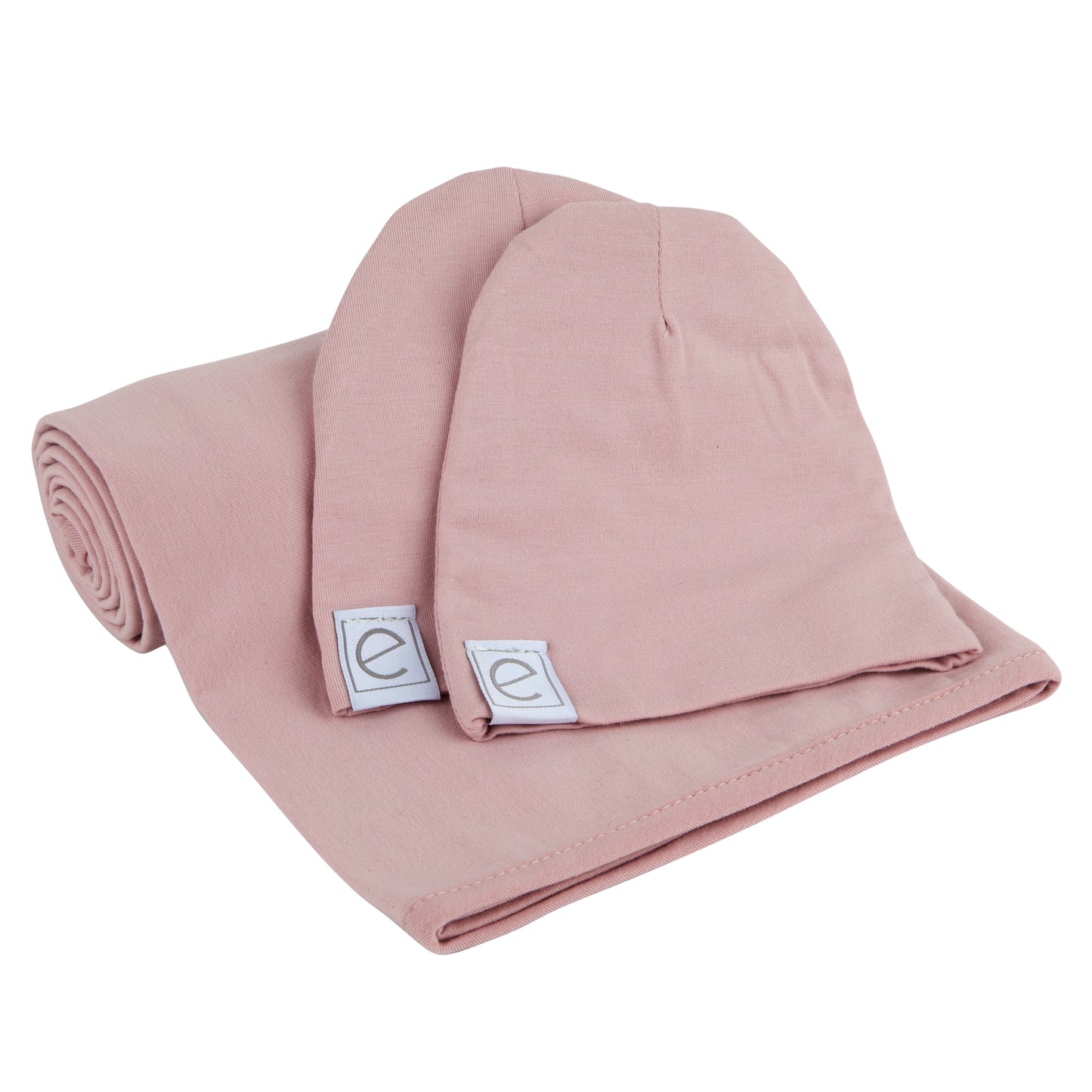 Ely's & Co. Cotton Spandex Swaddle Set (Includes a matching NB & 0-3m Hat)