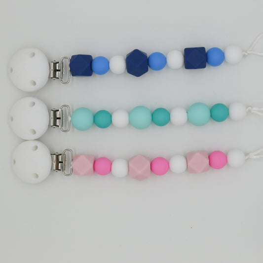 Color Combo Pacifier clips